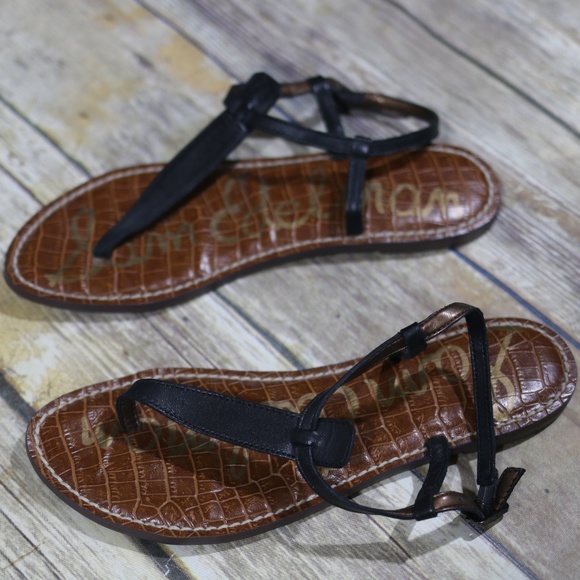 Sam Edelman Shoes - Sam Edelman Gwyneth T Strap Thong/Sandal Black